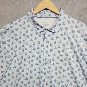 Chemise Vineyard Vines homme XL bleu gamme OTG seau Palmero performance polo golf - Photo 1/10