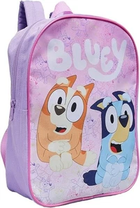 Girls Bluey Pink Backpack Basic Pre School Nursery 32cm - Picture 1 of 3