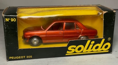 Modelo Diecast Solido Francia Peugeot 305 Bronce Nº90 En Caja Original Foto 1 de 4