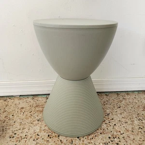 Kartell Prince AHA Stool - Hourglass End Table Mind Green 17" - Picture 1 of 6