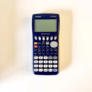 Casio fx-9750GII Graphing Calculator with Cover (White/Blue) - Picture 1 of 5