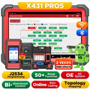 2025 Launch X431 Pro5 PAD V+ X-PROG3 Car Diagnostic Scanner TPMS Key Programming - Picture 1 of 31