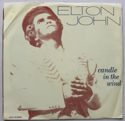 ELTON JOHN CANDLE IN THE WIND 45 7" VINYL RECORD & PICTURE SLEEVE - Image 1 of 2