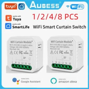 Wifi Smart Mini Curtain Controller Remote/Voice Control for Alexa Google Home - Picture 1 of 14