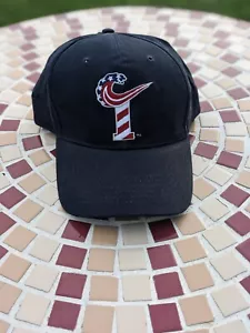 Norfolk Tides Baseball Hat Patriotic Logo Red White And Blue Peter Pan Promo Hat - Picture 1 of 6
