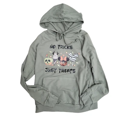 Suéter con Capucha Disneyland No Tricks Just Treats Verde Talla M Foto 1 de 4