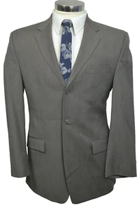 Abrigo Blazer Chaqueta Deportivo Calvin Klein Para Hombres Marrón Lana 3 Botones CLASSIC FIT 41R - Imagen 1 de 8