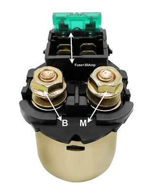Starter Solenoid Relay for Suzuki GSXR750 GSXR1100 Magnetic Switch - Image 1 of 4