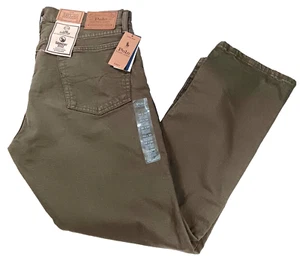 POLO Ralph Lauren Men 34x30 Green Hampton Relaxed Straight Denim Jean Pants, New - Picture 1 of 12