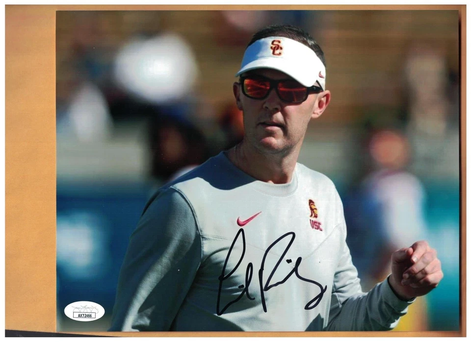 LINCOLN RILEY AUTOGRAPHED SIGNED USC TROJANS 8X10 PHOTO SIGNED JSA AUTH - Image 1 of 1
