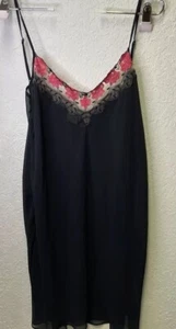 Gilligan & O’Malley Women’s Black Intimate Lingerie Rose Lace Adjustable Size 2X - Picture 1 of 10
