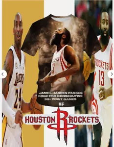 NEU! JAMES HARDEN HERREN/DAMEN KURZARM T-SHIRT GRÖSSEN (US L-3XL) - Bild 1 von 6
