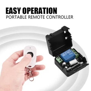 DC12V 315MHz 1CH Wireless RF Relay Remote Control Switch Receiver Module Set ALO - Picture 1 of 12