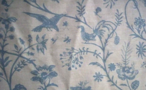 Laura Ashley Shepherd's Purse vintage new fabric 2000 3.5 yards - Picture 1 of 6