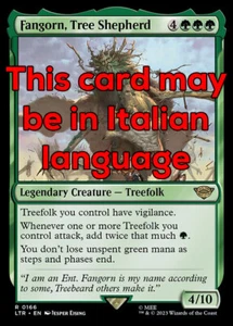 MTG FANGORN, TREE SHEPHERD EXC - FANGORN, ALBERO PASTORE 166 - LTR - MAGIC - Foto 1 di 1