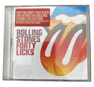 FORTY LICKS 2xCD Rolling Stones Definitive Collection Remastered Greatest Hits - Picture 1 of 1
