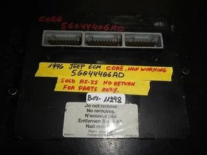 **1996 JEEP 4.0-L ECM CORE **NON WORKING** 56044406AD   FOR PARTS  (BOX-11298)* - Bild 1 von 2