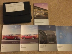 MERCEDES SL OWNERS MANUAL HANDBOOK & WALLET 2008~2012 FAST POST - Picture 1 of 7