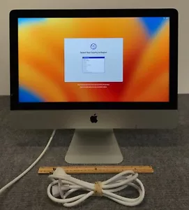 Apple iMac A1418 MNDY2LL/A 2017 4K 21.5" AIO i5-7400 16GB RAM 512GB NVMe w/Cord - Picture 1 of 5