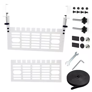 Under Desk Cable Management Tray White, Cable Management Under Desk No Drill,... - Picture 1 of 7