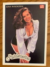GINA WAGSCHAL, RAIDERETTES CHEERLEADERS 1992 LIME ROCK TRADING CARD