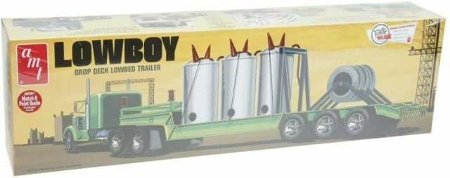 AMT 880 1/25 Lowboy Trailer Plastic Model Kit