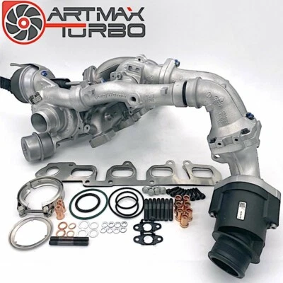 Bi Turbolader VW 2.0 TDI T5 T6 Multivan 180PS 132 KW 03L145701G 03L145715D CFCA - Bild 1 von 2