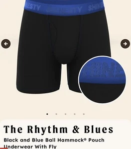 Shinesty Ball Hammock Mens Pouch Underwear Stay Weird “Rhythm & Blues” Sz 2XL - Picture 1 of 1
