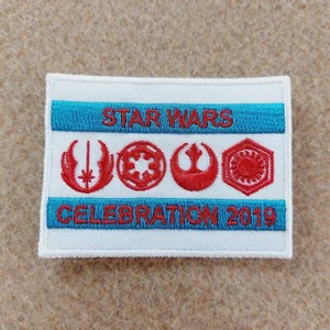 Star Wars Imperial and Rebel Logo Embroidered Patch Celebration Chicago 2019 - Picture 1 of 3