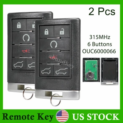 2 para Cadillac Escalade ESV 2007-2014 mando a distancia de 6 botones OUC6000066 Foto 1 de 4