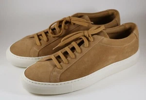 Common Projects Woman Achilles Low Suede Tan Size 38 / 8 Brand New Sneakers - Picture 1 of 8