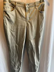 Chico’s So Slimming Slim Leg Ankle Size 1.5/ US 10 Light Gray Denim - Picture 1 of 4