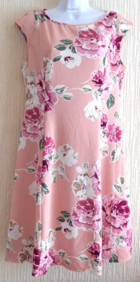 Ronni Nicole Textured Floral  Dress -Blush Pink-  size-14 - Image 1 of 4