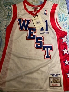Yao Ming 2004 Mitchell and Ness Western Conference All Star Jersey Size 40 - Picture 1 of 3