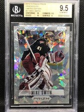 2012-13 Prizm Mike Smith Cracked Ice Limited Edition #04/10 Bgs 9.5 GEM MINT