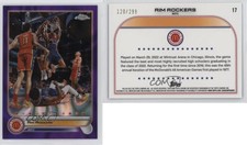 2022 Topps Chrome McDonald's All American Purple Lava Refractor /299 Rim Rockers