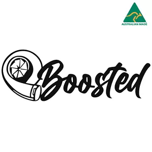 Boosted JDM Vinyl Decal Sticker 22 cm x 7.5 cm - Picture 1 of 16