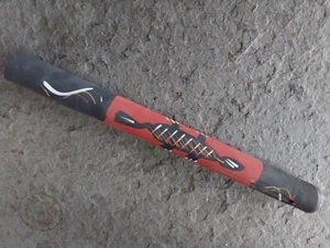 Didgeridoo australiano original: hecho a mano + pintado, bambú, sin usar - Imagen 1 de 6
