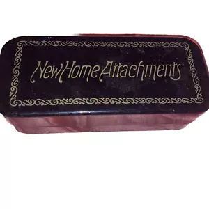 The New Home Sewing Machine Co Parts Accessories Attachments Metal Storage Box - Picture 1 of 7