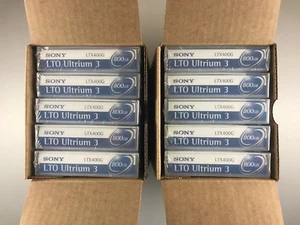 Cartouche de bande Sony LTO3 (10 PACK) bandes de données Ultrium ltx400g 800 Go - NEUF - Photo 1/5