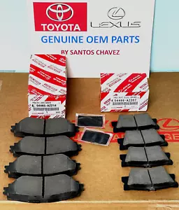 2013-2018 Toyota RAV4 LE Front & Rear Brake Pads Set GENUINE OEM PART - Picture 1 of 5