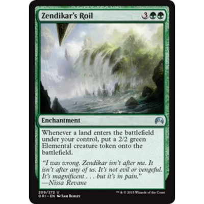 1x ZENDIKAR'S ROIL - Magic Origins/Mystery - MTG - NM - Magic the Gathering - Image 1 of 2