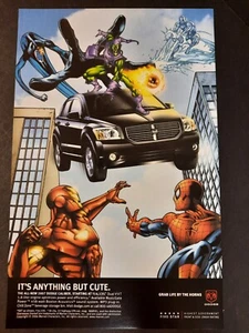 DODGE CALIBER Marvel Comic Characters Green Goblin ~ Comic Page PRINT AD 2006 - Picture 1 of 1