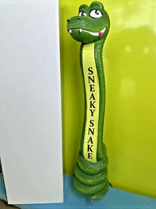 Mountain Fork Sneaky Snake BEER BAR KEG TAP Handle 11" Resin OKLAHOMA Brewery - Picture 1 of 15