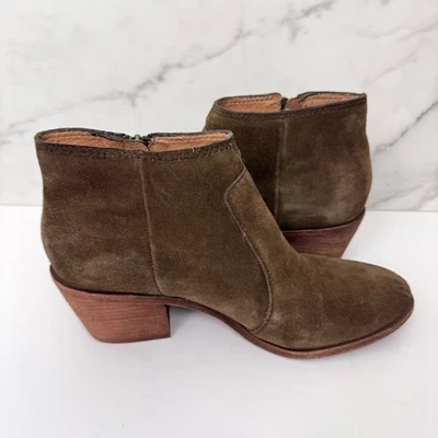 Botín Madewell para mujer The Janice talla 8,5 gamuza cuero boho otoño occidental Foto 1 de 4