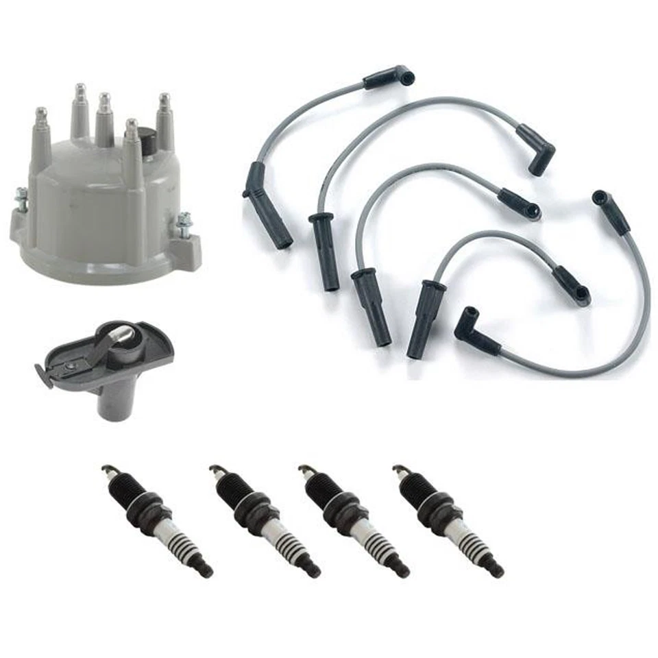 para Jeep Wrangler 1994 2000 2001 2002 2,5 L cables de encendido tapa rotor bujías Foto 1 de 4