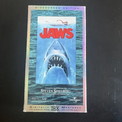 Jaws VHS Horror 1997 Press Widescreen Digital Master Psycho Shivers Sentinel - Image 1 of 4