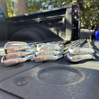 Used LH Mizuno MX-23 Iron Set 3-PW Dynamic Gold R300 Steel Regular Flex - Image 1 of 4