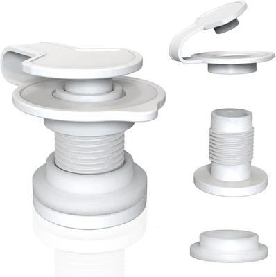 NIUOHOY Cooler Drain Plug Replacement for Coleman Xtreme 1" Shaft Length 1, White