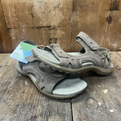 Earth Origins Beverly Sandals Womens Size 10 Brown Leather Upper NWT - image 1 of 4